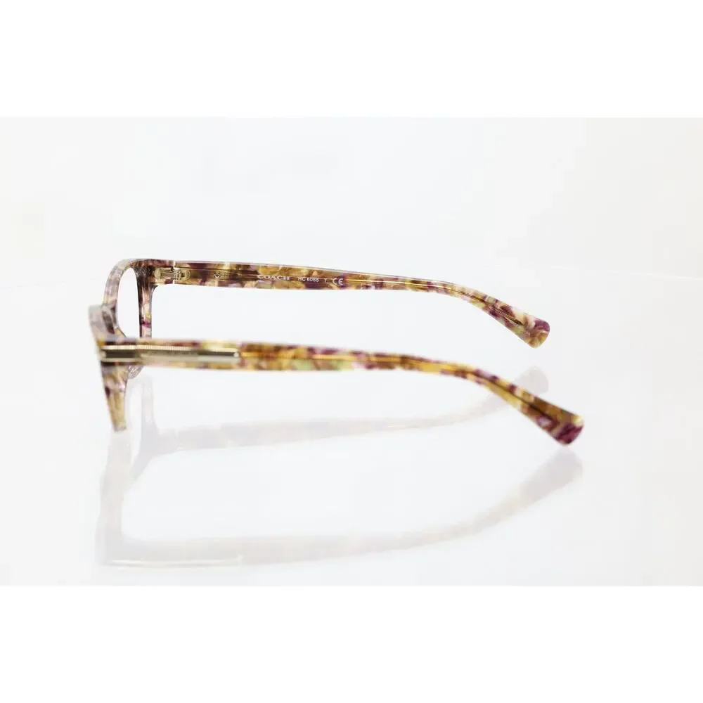 Coach HC6065 5287 (Confetti Light Brown) 51-17-135mm Eyeglass FRAMES ONLY - GOOD